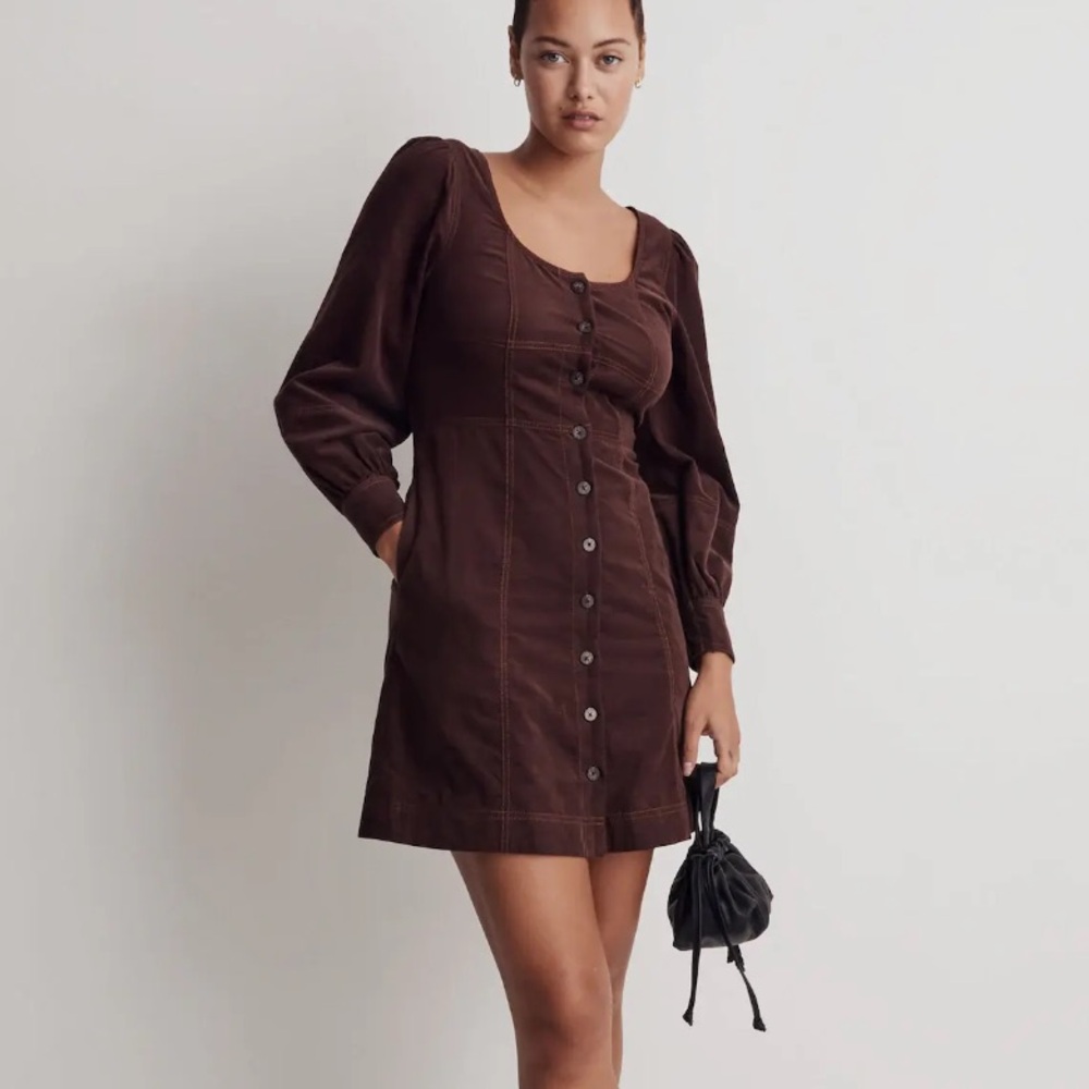 EUC Madewell Esti Corduroy Dress Size 12